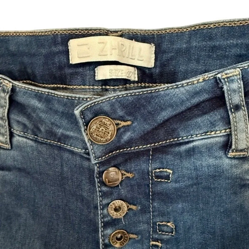 ZHRiLL Designer Turkish Denim Slim Fit Jeans | Size 27 (29) |‎ Button Fly
